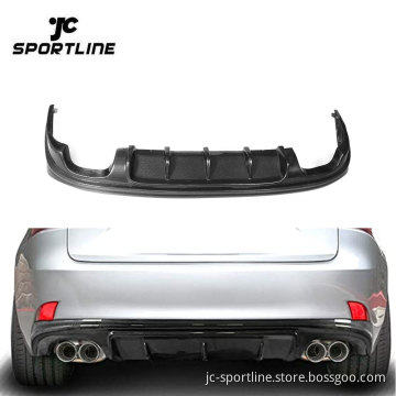Carbon Fiber Rear Valance Lip for Lexus IS-F/IS250/IS300/IS350 F Sport Sedan 2013-2016